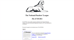 Desktop Screenshot of enigma.puzzlers.org