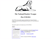 Tablet Screenshot of enigma.puzzlers.org